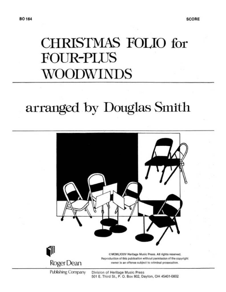 Christmas Folio For Four-Plus Woodwinds
